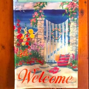 Spring beach garden flag!